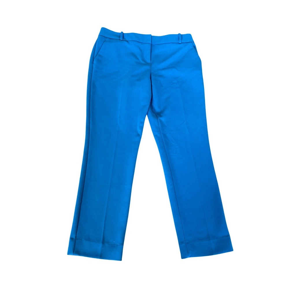 The Limited Women Blue Straight Leg Dress Pants Business Casual Workwear Trouser